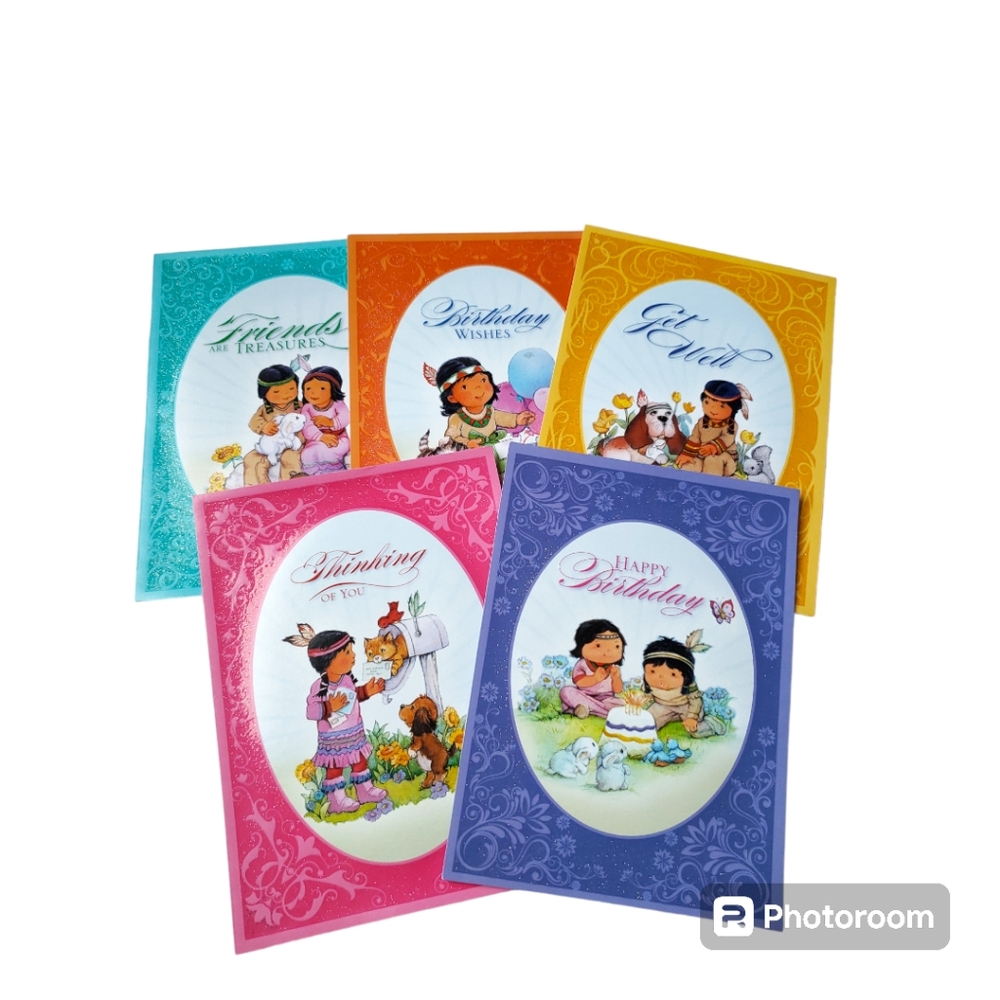 ☕ Greeting Cards - Set of 5